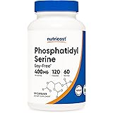 Nutricost Phosphatidylserine 400mg, 120 Capsules - Soy Free, 60 Servings, Vegetarian Friendly, Non-GMO, Gluten Free
