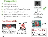 Security-01 DC 9V 0.5A Power Supply Adapter 5.5x2.1mm Center Negative view 3