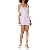 KENDALL + KYLIE Women's Plus Size Shired Bust Cup Mini Dress