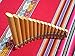 Pan Flute 15 Pipes Tunable Natural Bamboo From Peru Case Included (Beige)