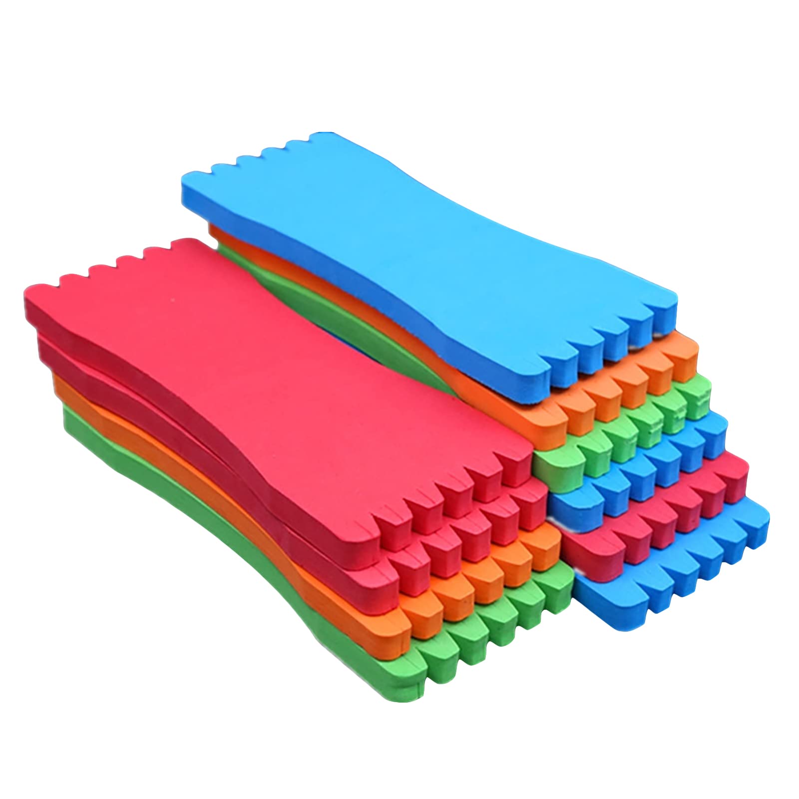 WUDQIJI Fishing Line Foam Plate 20 Pieces 5 x 12 cm Winder Fishing Foam Leader Winder Foam Plates Fishing Accessories Foam Fishing Line Board for Holding Fishing Lines (Random Colour)