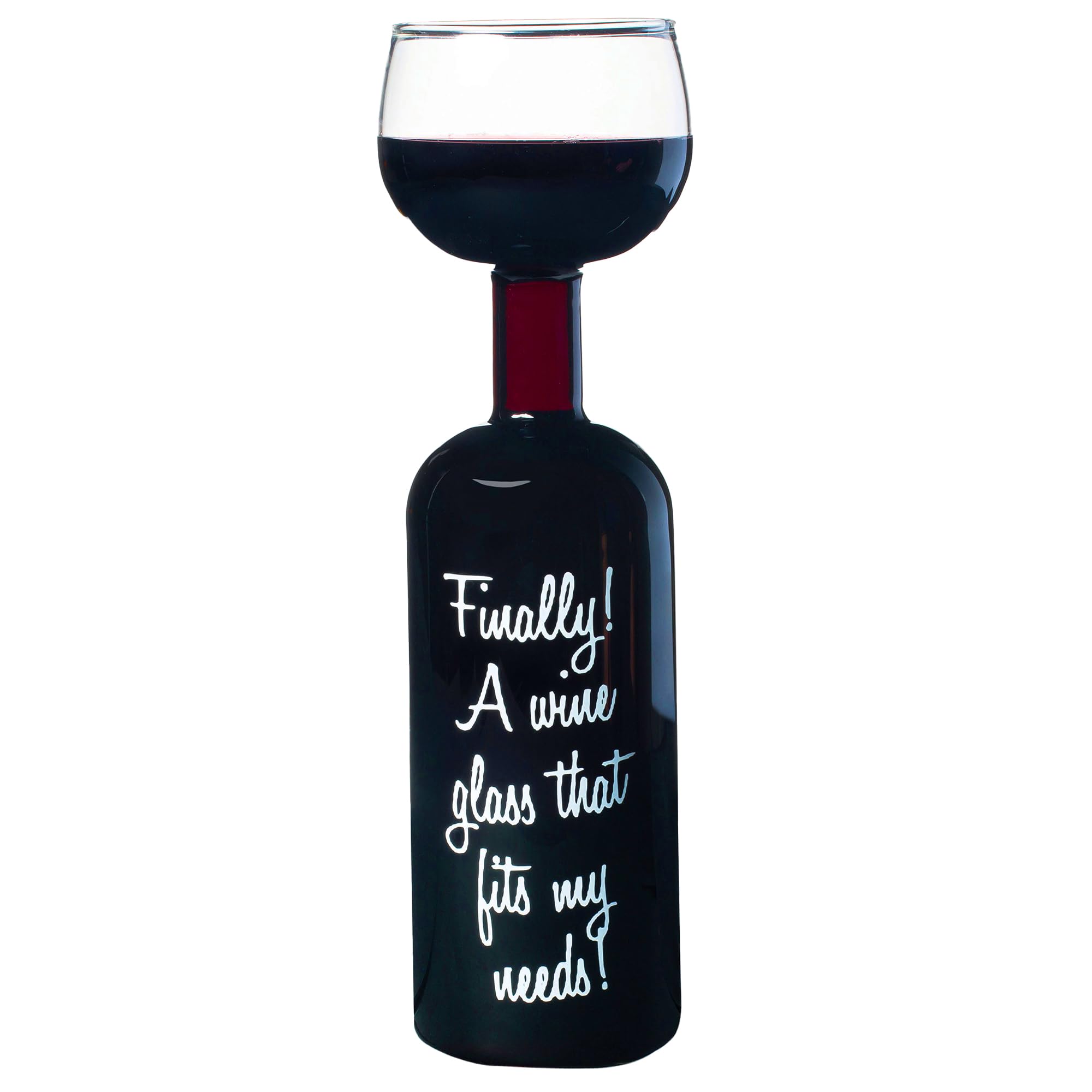 BigMouth Inc BM1581 The Original Wine Bottle Glass, 750ml