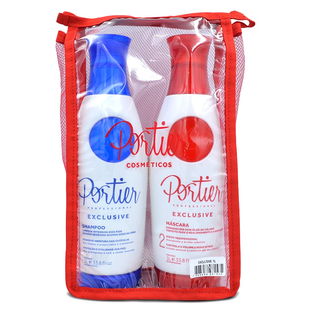 Portier Exclusive Brazilian Keratin Blowout Smoothing Treatment-2X34-Fl-Oz