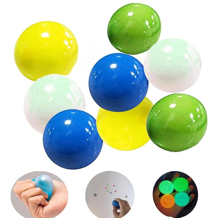 Buy Sticky Ceiling Balls, Sticky Balls for Ceiling, Stress Relief Glow