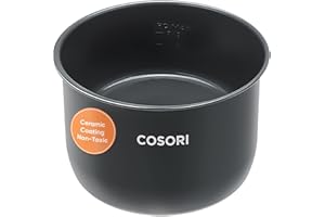 COSORI Pressure Cooker Inner Pot, Compatible with CMC-CO601-SUS Only, Ceramic, BPA-Free, Non-Stick, CRP-CO601IP-SUS