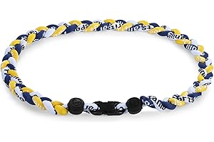 NUKAYAI NAKAYAI Premium 18" Baseball Necklaces Nylon Tri-Braided Rope Tornado Design One/Multi-piece set for Team Gifts Player Fans Dark Softball Drip Sports Baseball Necklace