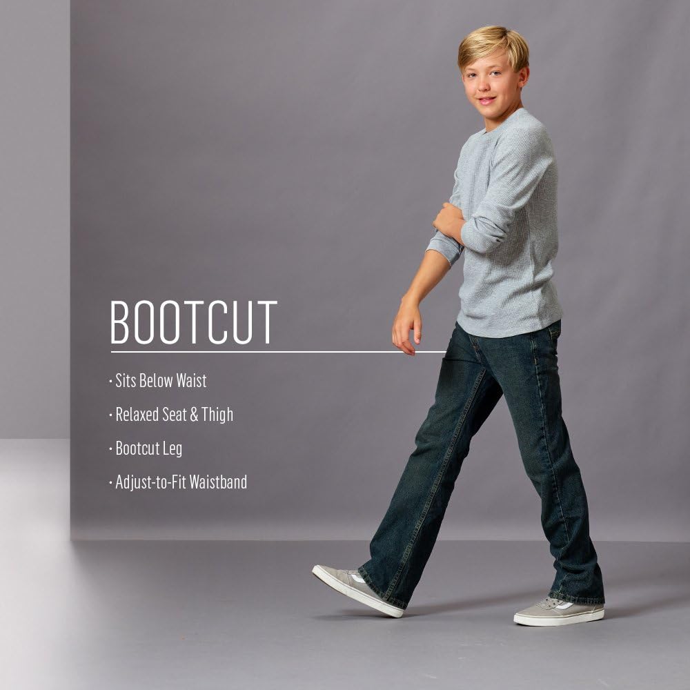 Wrangler Boys' Boot Cut Jeans: Clothing