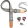 Eyeshot Ukulele Strap, Adjustable Hawaiian Jacquard Woven Ukulele Shoulder Strap, Suitable for Soprano Concert Tenor Baritone String Instruments