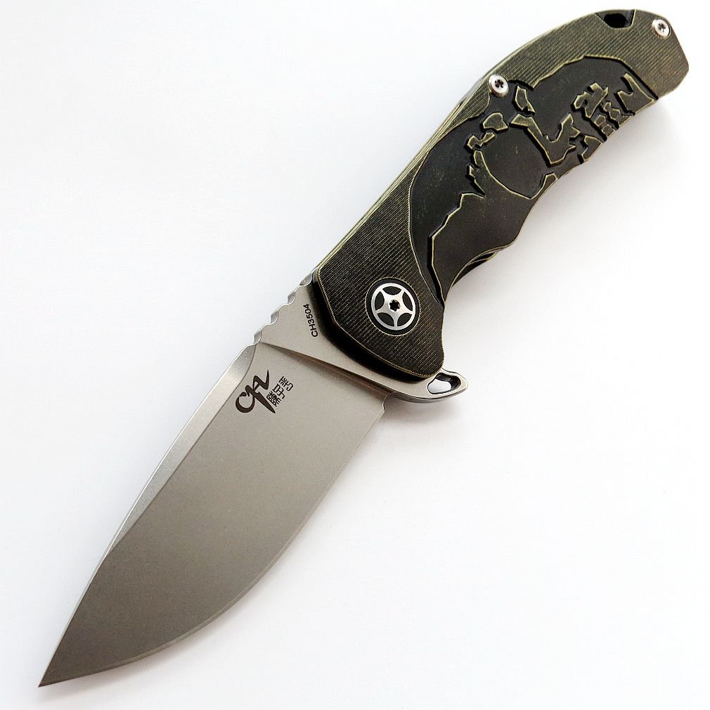 Eafengrow CH3504 Flipper Folding Knife Camping Fruit Pocket Knives EDC