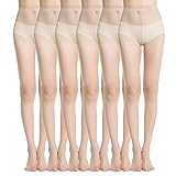 MANZI Women's Everyday Energy 6-Pack 20-Denier Silk
