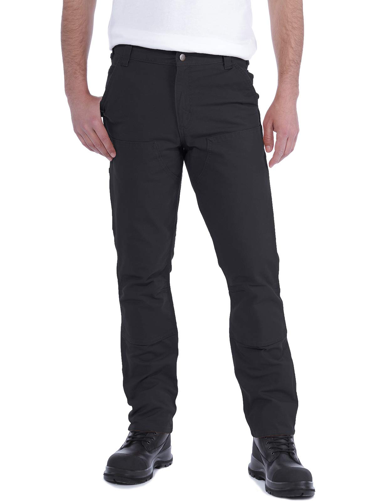 Carhartt Steel Rugged Flex Relaxed Fit Double-Front Utility Work Trousers Men Black W32/L32