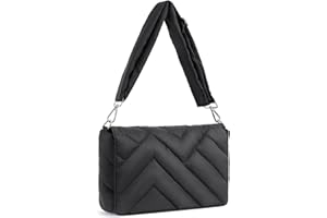BOSTANTEN Quilted Crossbody Bags for Women Puffer Bag Designer Purse Lightweight Shoulder Handbags
