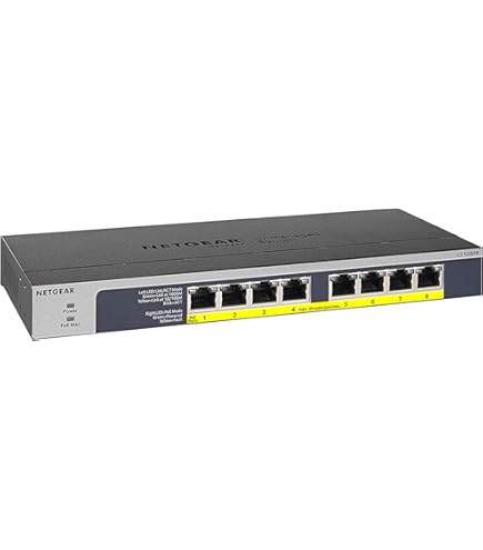 Amazon.com: NETGEAR ProSAFE GS108PE 8-Port Gigabit Web Managed