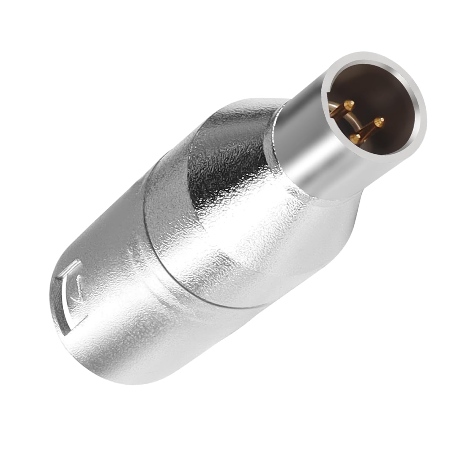 QIANRENON XLR to Mini XLR Headphone Mic Converter Adaptor - Balanced Audio Connector for Microphone, Camera, Camcorder, Speaker