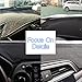 Naviurway Upgrade Anti-Slip Customize Fit Car Dash Cover Sunshield Dashboard Mat Compatible for Honda Civic Hatchback Coupe Sedan 2016 2017 2018 2019 Black