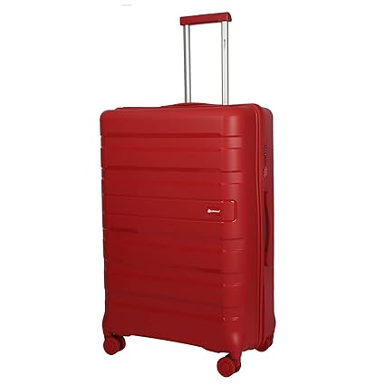 GAMME Balina Unisex Hard-Sided Polypropylene Check-in Luggage Trolly (Red, 24-inch)