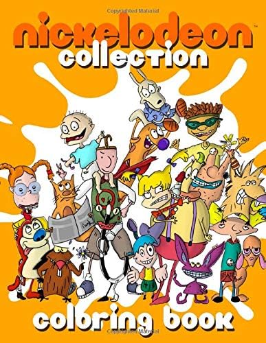 Nickelodeon Collection Coloring Book: 40 Cute Funny Coloring Pages for Kids Great Coloring Books for Fans