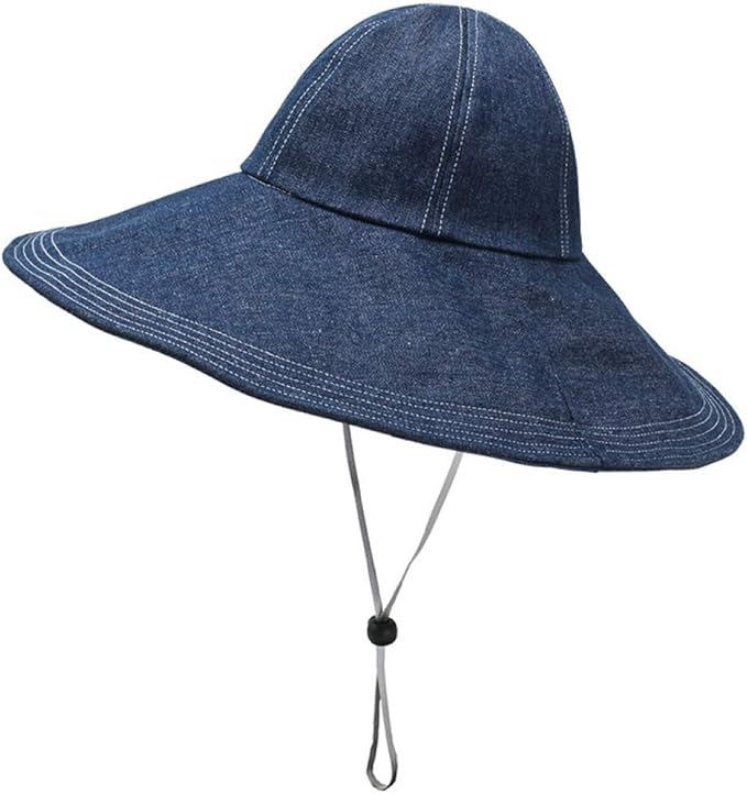 Womens Big Wide Brim Sun Hats Foldable Dome Sun Protective Bucket Hat