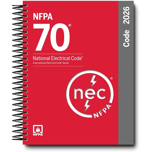 参考書 Amazon.com: NFPA 70, National Electrical Code NEC 2026 Softbound
