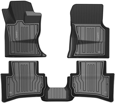Lasfit Floor Mats For Jaguar F Pace 17 18 19 21 All Weather Guard Car Mats Tpe Custom Floor Liners Front Rear Rows Black Buy Online At Best Price In Uae Amazon Ae