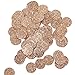 Andaz Press Rose Gold Champagne Copper Real Glitter Confetti, 1-inch Double-Sided, 100-Pack