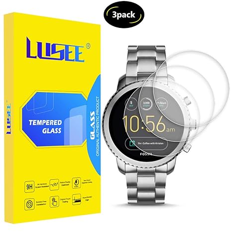 Lusee 3 Piezas Universal Protector de Pantalla para Smart Watch ...