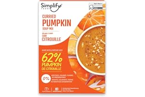 Simplify Foods Freeze-Dried, Instant Soup Mix Curried Pumpkin, Makes Multiple Servings, Ready to Serve, 40g