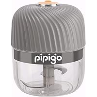 Pipigo Electric Mini Chopper, One-Press Control Rechargeable 250ML/8.45oz Mini Garlic Chopper with Detachable and…