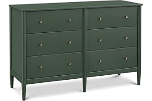 DaVinci Frem 6-Drawer Dresser in Forest Green