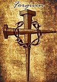 Forgiven - Garden Size 12 Inch X 18 Inch Decorative Flag - Christian - Easter