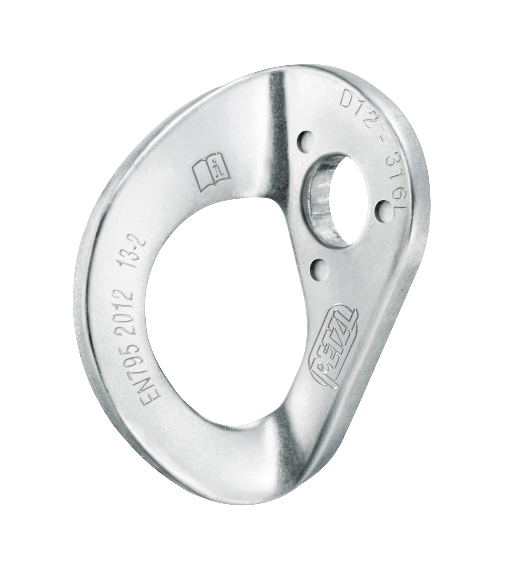 Petzl Coeur Stainless 12 mm, Color Grey