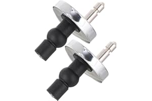Upgraded 2 Full set Toilet Seat Hinge Fixings Top Fix Nuts Screws Quick Release Hinges Fittings Rubber Back To Wall For Toile