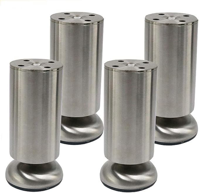 4 Pcs Stainless Steel Table Legs, Adjustable Coffee Table Feet, Sofa