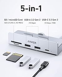 Anker 535 USB C Hub (5-in-1), with 2 USB-A 10 Gbps