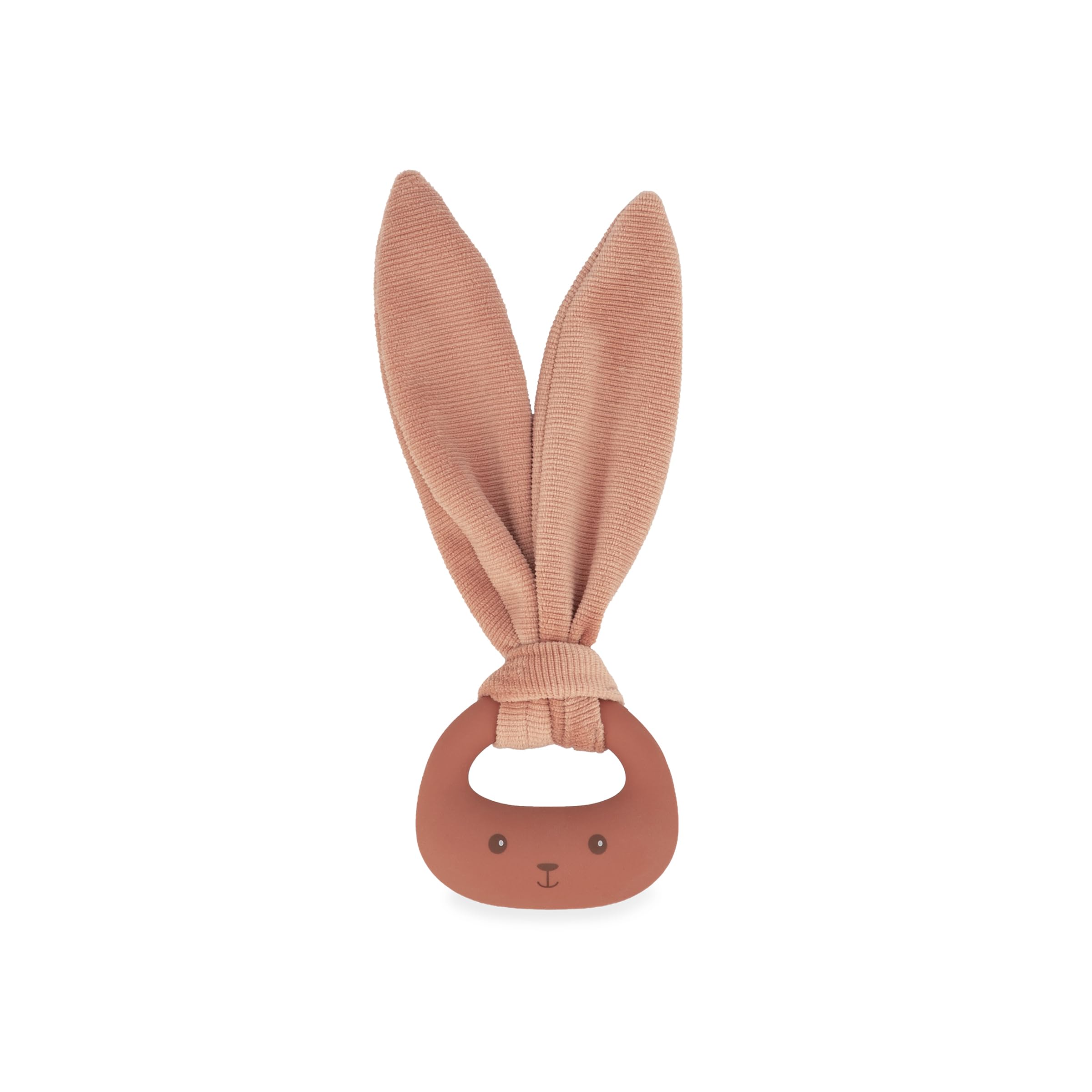 Kaloo - Lapinoo - Baby’s Teething Ring - Terracotta Colour - Rabbit Ring - PVC and BPA-Free - Double Texture - Baby Accessory - 0 Months +, K218009