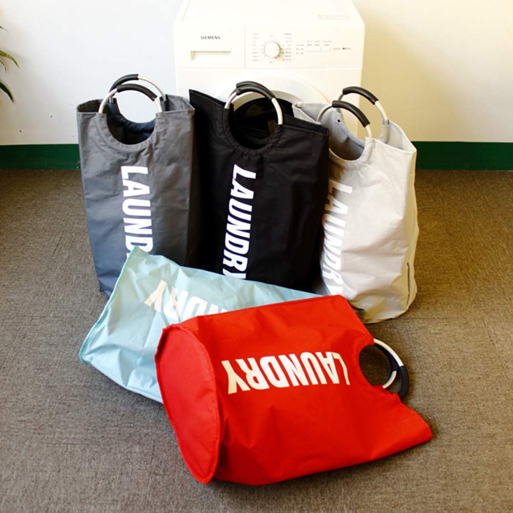 Negro Demana Ropa Sucia Canasta Plegable con Asas Bolsa de Colada