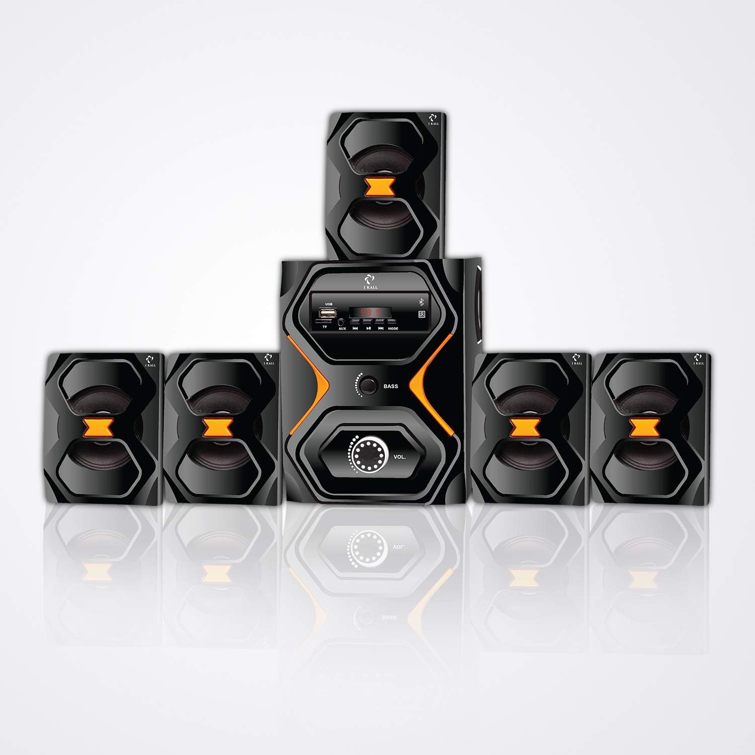 IKALL IK-222 BT 5.1 Channel Home Theater Music System (Black)