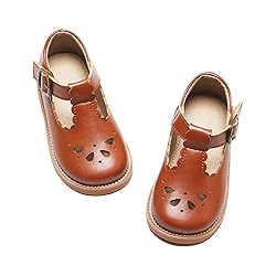 Felix & Flora Toddler Little Girl Brown Mary Jane