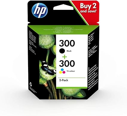Hp 300 Multipack Original Druckerpatronen 1x Schwarz 1x Farbe Fur Hp Deskjet D1660 D2560 D2660 D5560 F2480 F4224 F4280 F4580 Hp Envy 110 114 120 Hp Photosmart C4680 C4780 Amazon De Burobedarf Schreibwaren