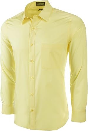 large slim fit dress shirt