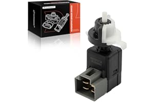 A-Premium Brake Light Switch Lamp Compatible with Hyundai Elantra 2011-2013, Sonata 2010-2013, Santa Fe, Accent 2011-2014, Azera, Elantra GT & Kia Optima, Rio, Cadenza, Fits Angled Socket 4 Pins Only