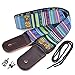 CLOUDMUSIC Ukulele Strap Tenor Concert Soprano Baritone Coloful Hawaii Floral Patterns For Adult Size Kids(National Blue)