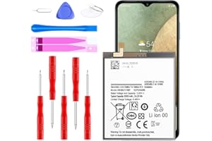 Soseieiu Galaxy A12 Battery,2025 New Upgraded 6300mAh 3.85V Li-Polymer EB-BA217ABY Replacement Battery for Samsung Galaxy A12 SM-A125F SM-A125U SM-A125M with Adhesive Tape Tool Repair Kit