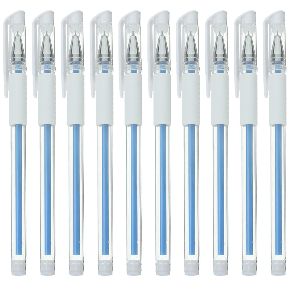 minkissy 10pcs Eyebrow Marking Pens Eyebrow Microblading Marking Pens Portable Makeup Eyebrow Mapping Pen Position Mapping Pen for Lip Eyebrow Blue