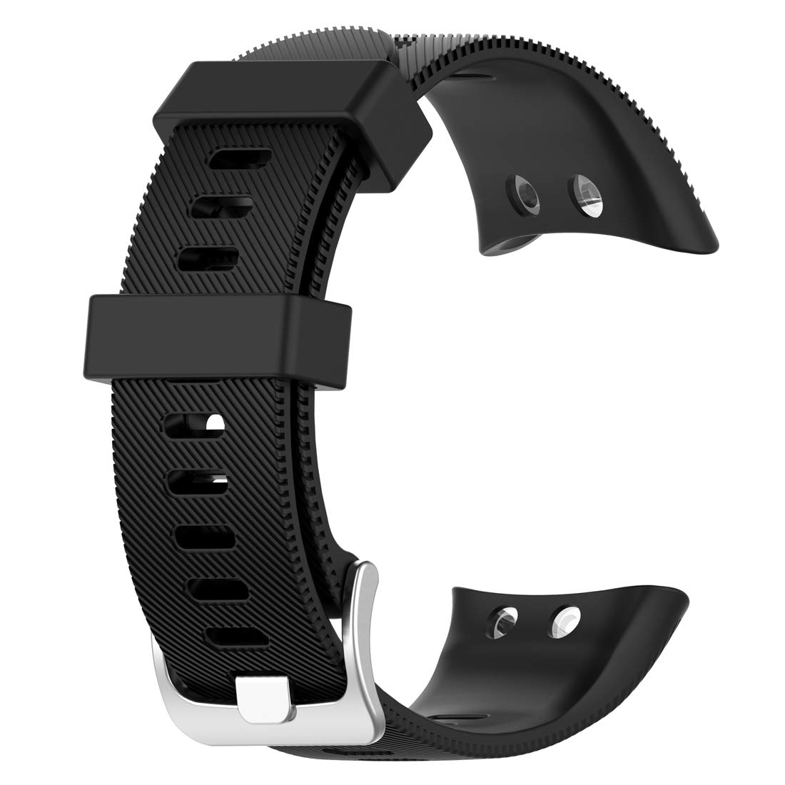 Photo 1 of LOKEKE for Garmin Swim 2 Replacement Wrist Band - Replacement Silicone Wrist Watch Band Strap For Garmin Swim 2/ Garmin Forerunner 45S/45 (Siicone Black)