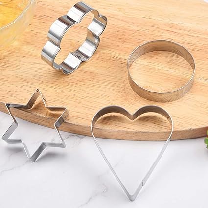 Amazon Keemov クッキー型 製菓 花びら 丸 ハート 星 型抜き クッキー ビスケットカッター ステンレス かわいい クッキーカッター 野菜 ハロウィン クリスマスケーキギフト 手作り pcs Keemov クッキー型