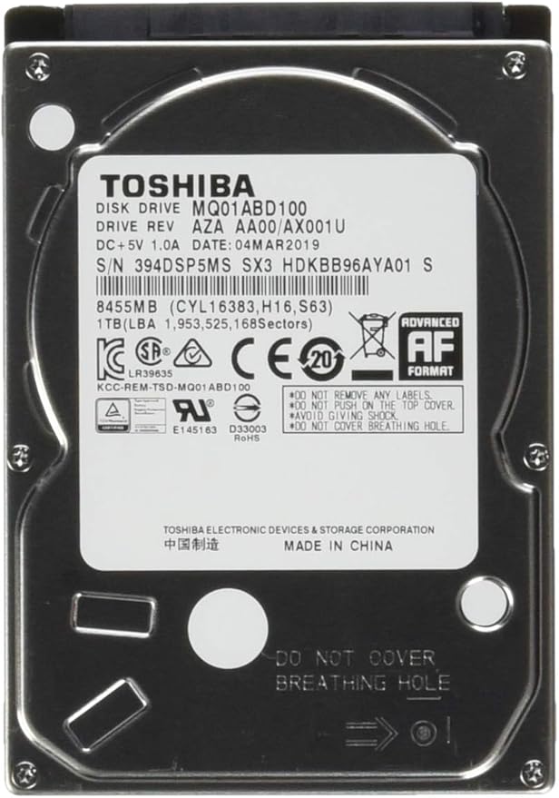 Toshiba MQ01ABD0100 - Disco duro interno (2,5