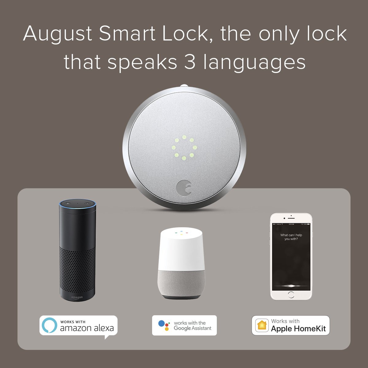 August Home Connect Wi-Fi Bridge, Remote Access, Alexa Integration for Your August Smart Lock, white, 1.5 x 2.4 x 2.4" - View 4
