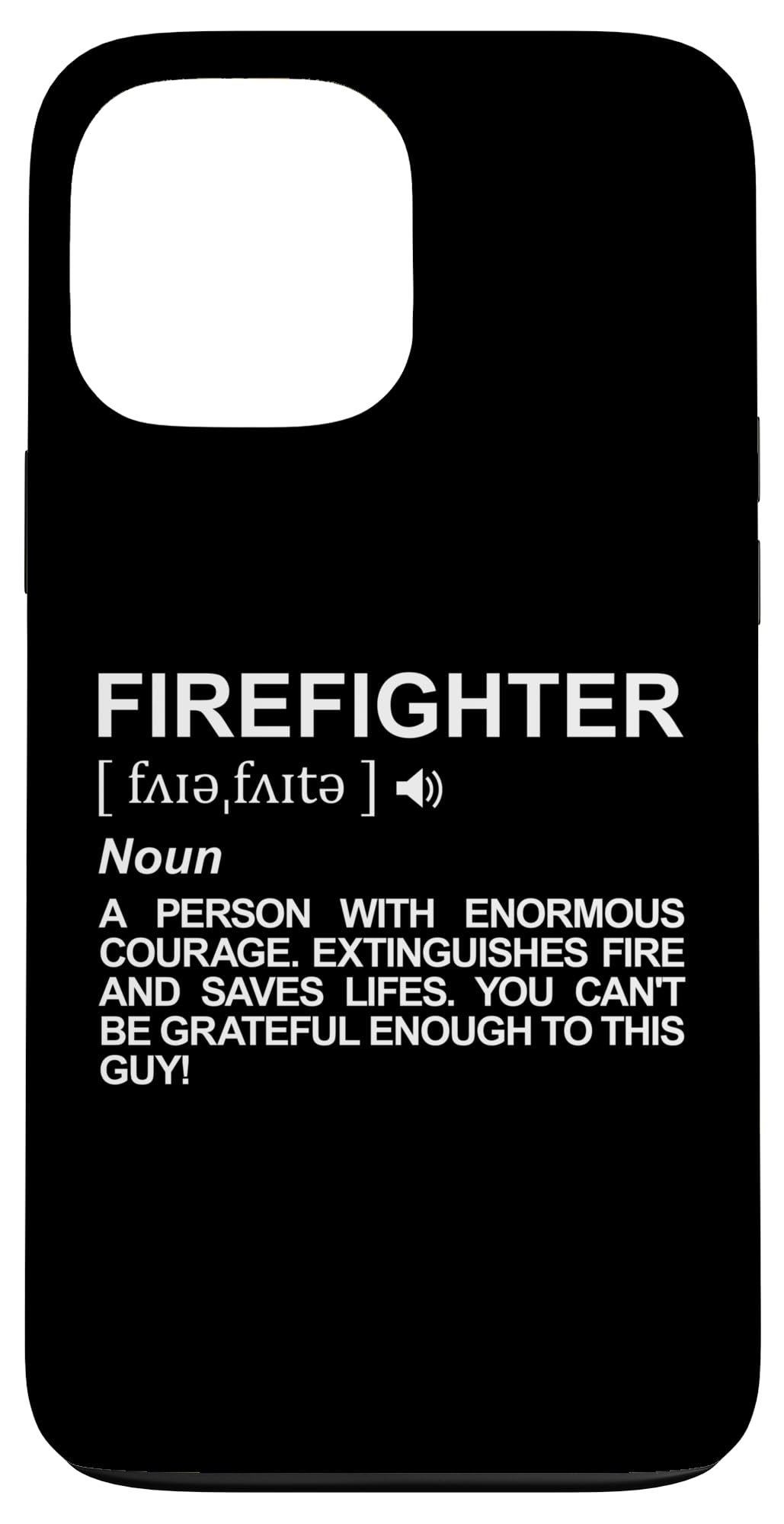 Firefighter Definition Fire Marshal Case for iPhone 13 Pro Max