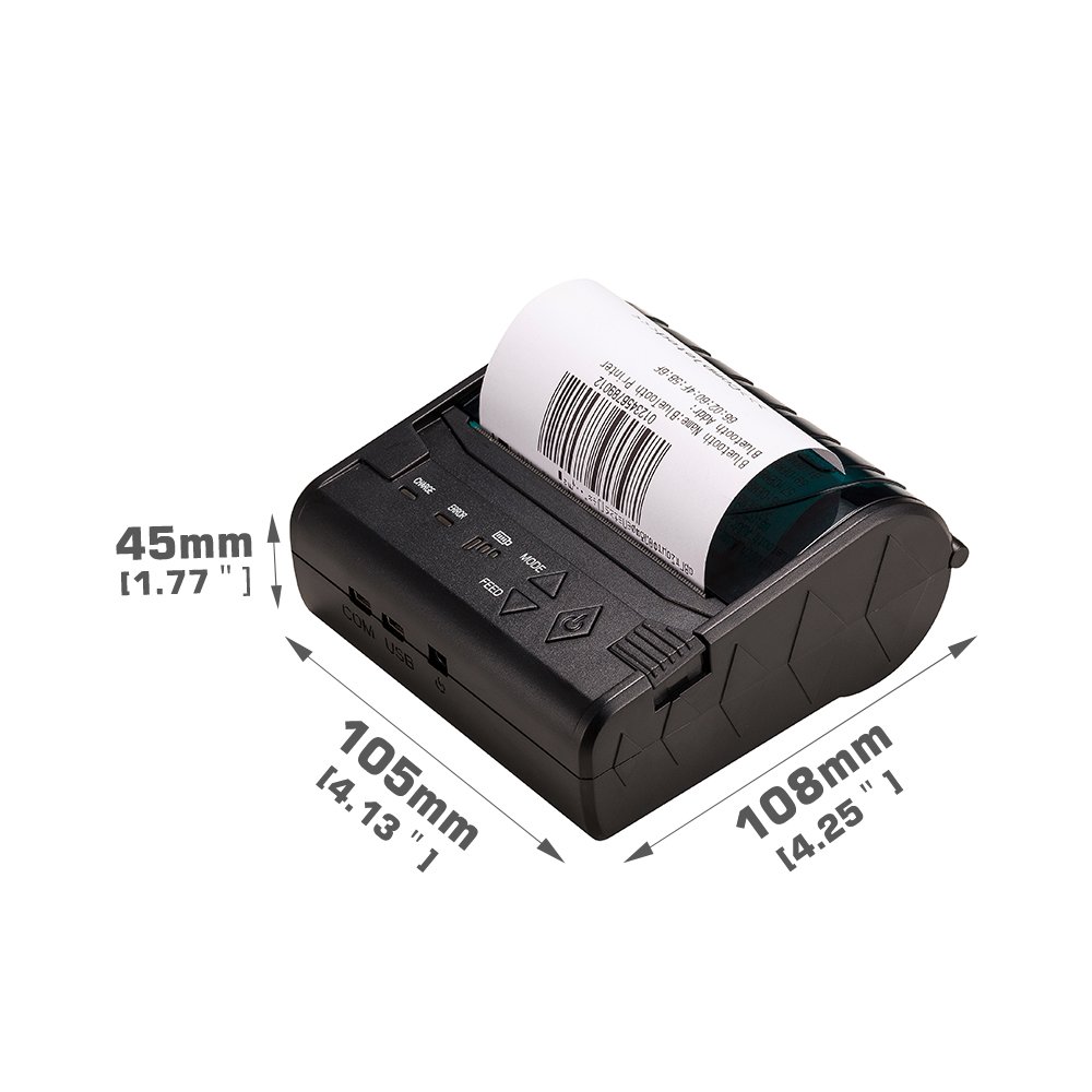 mobile receipt printer bluetooth